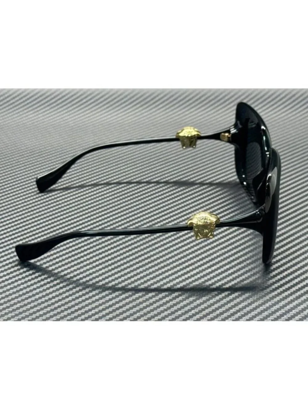 New Versace Women Black Sunglasses 57-14-140